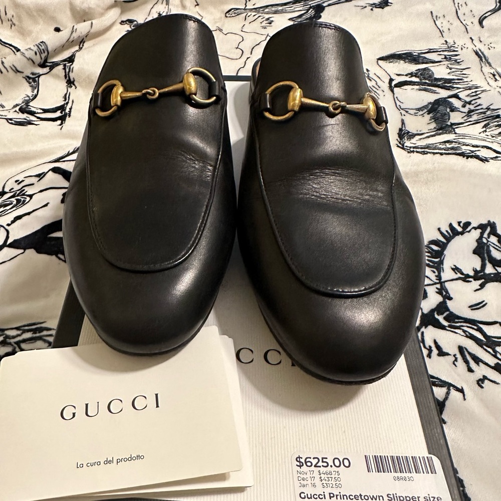 Gucci Black Leather Horsebit Loafers - Picture 3 of 7